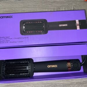 Amika Double Agent Hair Tool in Black and Purple